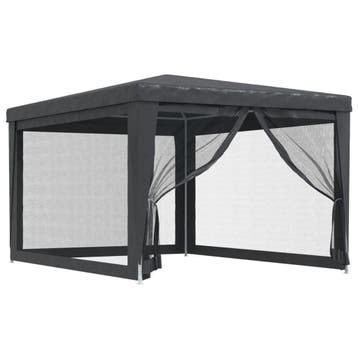 Partytent 3x4m Antraciet | Retourdeal 41% Korting, Tuin en Terras, Partytenten, Partytent, Minder dan 4 meter, Zo goed als nieuw