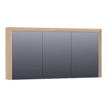 Brauer Rise Spiegelkast 140 cm - zonder Verlichting - Met 3, Ophalen of Verzenden, Nieuw