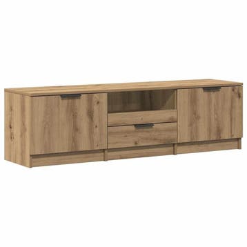 Tv-meubel 140cm Artisan Eiken | Retourdeal 54% Korting, Huis en Inrichting, Gebruikt, 100 tot 150 cm, Ophalen of Verzenden, Minder dan 100 cm