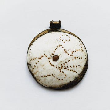 Nagaland Schelp en Brons Kralenhanger talisman - 65 cm