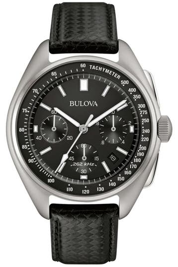 Bulova 96B251 Lunar Pilot Moon watch Chronograaf, Overige merken, Staal, Verzenden, Polshorloge