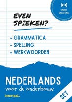 Even Spieken - Nederlands voor de onderbouw (set) Intertaal, Verzenden, Zo goed als nieuw, Intertaal