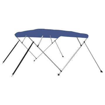 Aluminium Biminitop blauw | 35% Korting - Retourdeal, Watersport en Boten, Ophalen of Verzenden, Zo goed als nieuw, Overige typen
