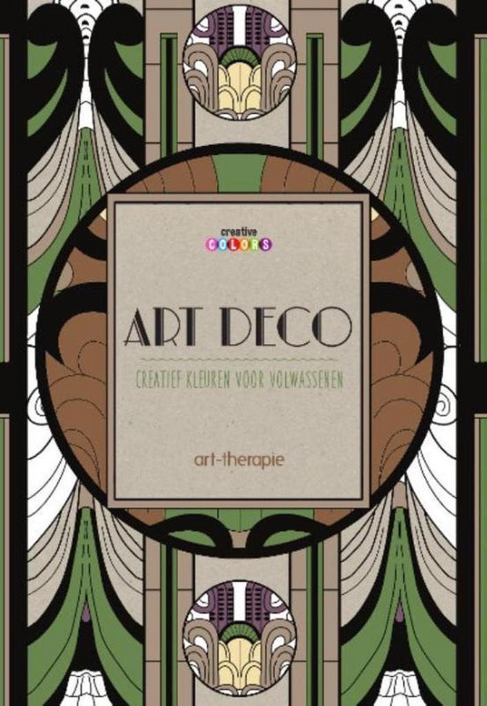 ART DECO : CREATIEF KLEUREN VOOR VOLWASS 9789461885326, Boeken, Hobby en Vrije tijd, Zo goed als nieuw, Verzenden