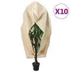 vidaXL Plantenhoezen met ritssluiting 10 st 70 g/m² 1,2x1,8, Verzenden, Nieuw