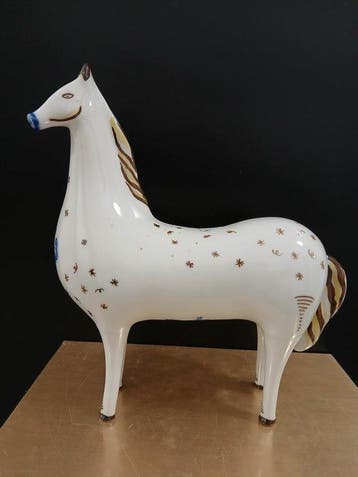 Viana do Castelo - Beeldje - Stylized Naif Horse - Porselein, Antiek en Kunst