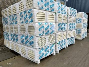 B-Keus PIR 2-zijdig Aluminium 1200x600x80mm met sponning, Ophalen of Verzenden, Nieuw