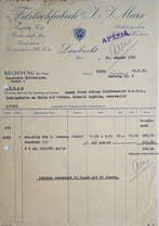 Themacollectie - 1937 Duitse factuur - Filztuchfabrik J. J.