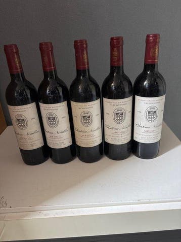 1996 Chateau Noaillac - Médoc Cru Bourgeois - 5 Flessen, Nieuw