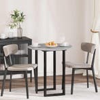 vidaXL Tafelblad Grijs sonoma Ø 70 x 1,5 cm Bewerkt hout, Huis en Inrichting, Tafels | Eettafels, Verzenden, Nieuw