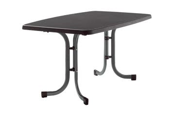 Sieger Boulevard klaptafel 90x150 cm antraciet, Verzenden, Nieuw, Rond, Overige materialen