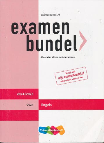 Examenbundel Engels VWO 2024/2025, Boeken, Verzenden, Nieuw