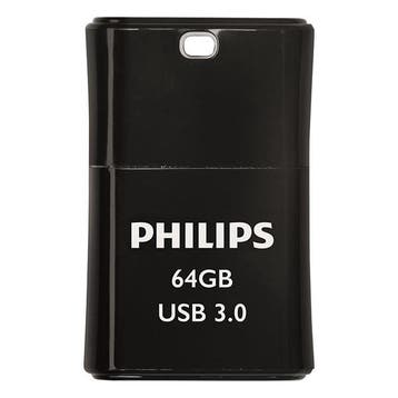 USB stick | Philips Pico | 64 GB (Nano, USB A, USB 3.0), Computers en Software, USB Sticks, Verzenden, Nieuw, Philips