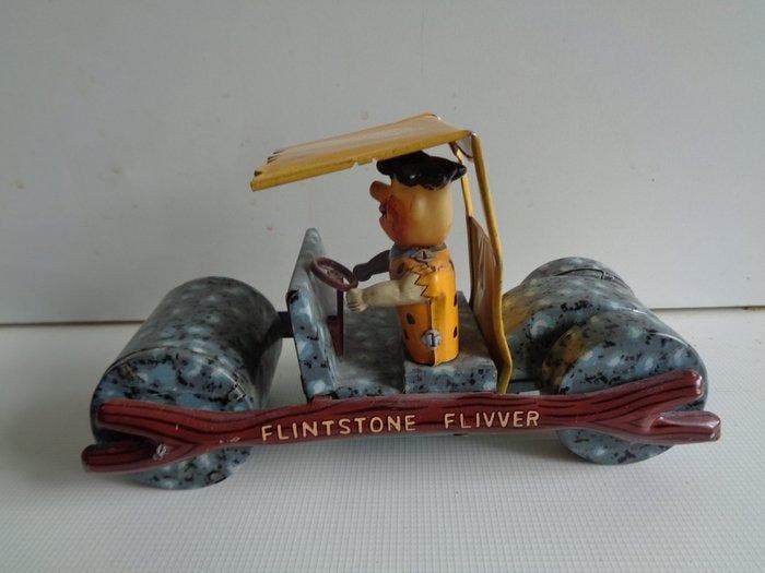 Marx Toys - Blikken speelgoed - Fred Flinstone - Flintstone, Antiek en Kunst, Antiek | Speelgoed
