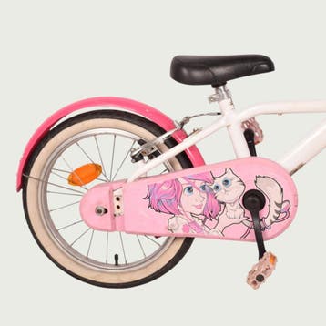 B-TWIN kinderfiets 16 inch, Fietsen en Brommers, Fietsen | Kinderfietsjes, Ophalen of Verzenden, Gebruikt, B-TWIN