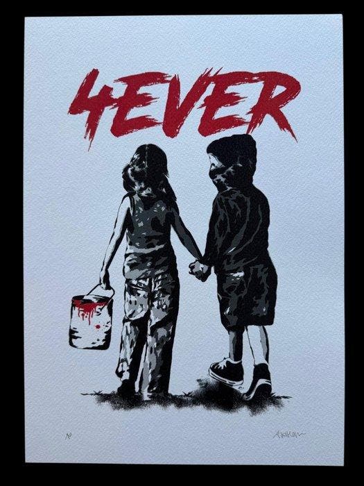 Alessio B (XX-XXI) - 4 Ever (Red) - AP, Antiek en Kunst, Kunst | Designobjecten