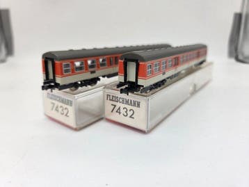 Fleischmann N - 7432 - Model treinwagon (2) - Personenauto -, Hobby en Vrije tijd, Modeltreinen | N-Spoor, Nieuw