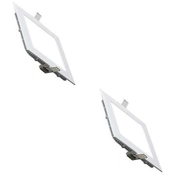 LED Downlight Slim 2 Pack - Inbouw Vierkant 18W -, Ophalen of Verzenden, Nieuw, Overige fittingen, Plafondspot of Wandspot