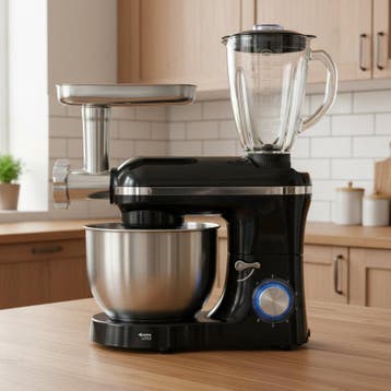 2000W Keukenmixer - 6.2L - Keukenmachine - Keukenrobot - Zwa, Verzenden, Zo goed als nieuw