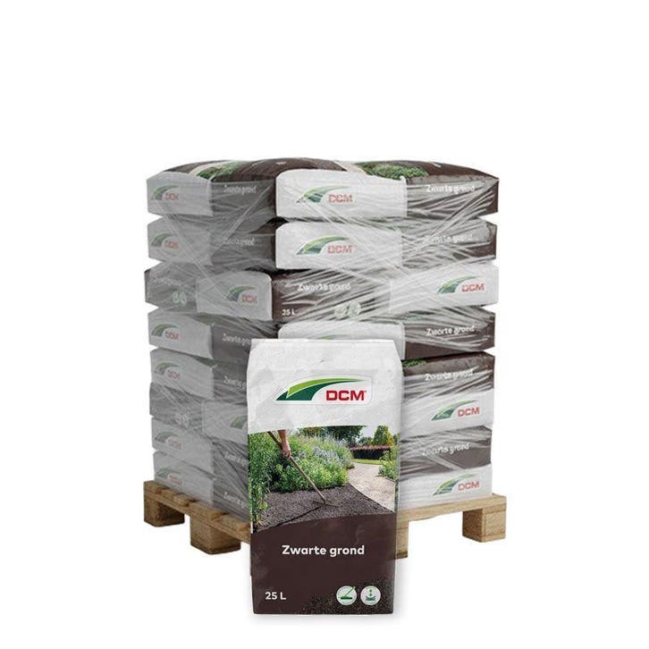 Halve pallet DCM Bemeste Zwarte grond 45x25L (1125L), Tuin en Terras, Aarde en Mest, Ophalen of Verzenden