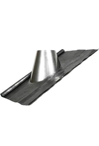 Dakdoorvoer 20° - 45° met loodslab Ø200 mm, Huis en Inrichting, Kachels, Ophalen of Verzenden, Nieuw