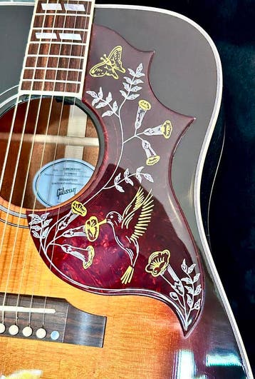 Gibson Hummingbird Sunburst Standard, Ophalen of Verzenden, Zo goed als nieuw, Western- of Steelstringgitaar, Met koffer