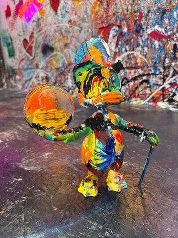 michele socionovo - Zio paperone Amour Abstrait, Antiek en Kunst