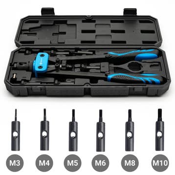 ToolLine | Blindklinkmoertang | M3, M4, M5, M6, M8, M10, Verzenden, Nieuw