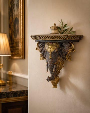 Wandtafel - Hars - Olifant