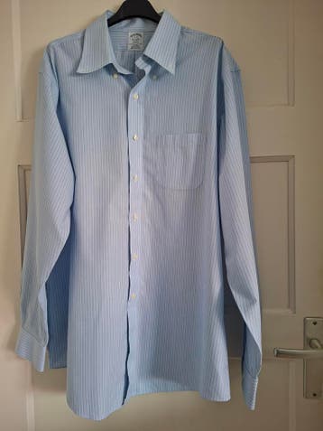 Brooks Brothers Regent Overhemd met Streepjes, Kleding | Heren, Overhemden, Zo goed als nieuw, Regent, Halswijdte 43/44 (XL)