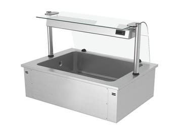 GGM Gastro | Inbouw ijsbak - 1135mm - 3x GN 1/1 - 130L - met, Verzenden, Nieuw in verpakking