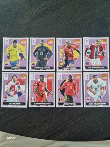 Panini World Cup Stickers Lamine Yamal, Erling Haaland, Jude, Nieuw