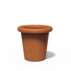 Plantenbak Cortenstaal Ø80xH75 cm, Verzenden, Nieuw