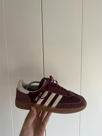 Adidas Handball Spezial – Bordeaux Corduroy – Maat 40, Adidas, Ophalen of Verzenden, Sneakers of Gympen, Gedragen