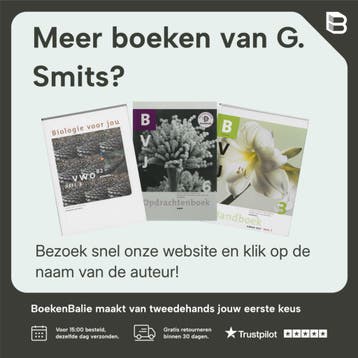 Biologie voor jou 1 Vmbo-t/havo/vwo Werkboek - G. Smits, Boeken, Schoolboeken, Verzenden, Gelezen, G. Smits