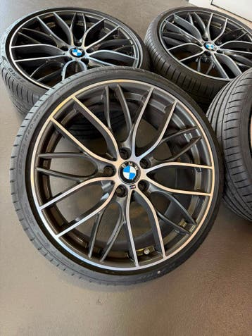 Orig BMW 3 4 Serie 405M 20 velgen F3X RDCI Pirelli 4x6,5mm, Gebruikt, 255 mm, Banden en Velgen, Ophalen of Verzenden