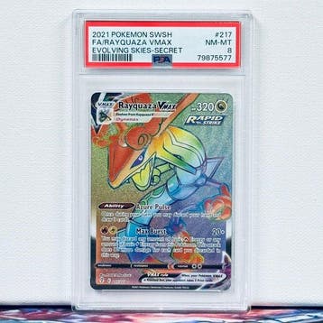 Pokémon Graded card - FA/RAYQUAZA VMAX #217 - Pokémon - PSA, Nieuw