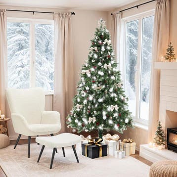 Kunstkerstboom met groene metalen standaard - 180 cm, Diversen, Verzenden, Nieuw