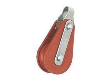 HYE blok 1 poelie met beugel 14x50 mm, Ophalen of Verzenden, Nieuw, Zeilboot of Motorboot