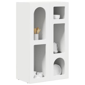 vidaXL Dressoir ELST Wit 59 x 35 x 100,5 cm Bewerkt hout, Verzenden, Nieuw, Overige houtsoorten, Minder dan 50 cm