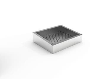 Crushed Ice Bak | 2/1 GN | Schuin | RVS AISI 304 Combisteel, Verzenden, Nieuw in verpakking