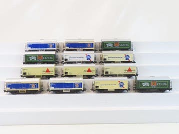Märklin H0 - o.a. 4562/4436/4569 - Modeltrein goederenwagon, Nieuw