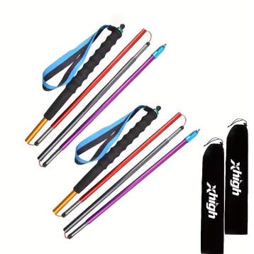 Opvouwbare Trekkingstokken Ultralicht Antislip Grip, Sport en Fitness, Bergsport en Wandelen, Verzenden, Nieuw