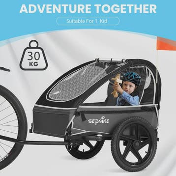 Kinderfietskar BT609S - Opvouwbaar, met opbergvak en snelslu, Verzenden, Nieuw