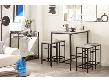 SoBuy OGT11-HG - Bartafelset - 1 bartafel + 4 krukken -, Verzenden, Nieuw