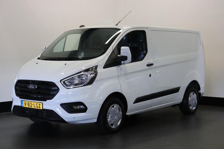 Ford Transit Custom 2.0 TDCI EURO 6, Auto's, Bestelauto's, Onderhoudsboekje, Lease, Zwart, Handgeschakeld, Wit, Ford, Financial lease