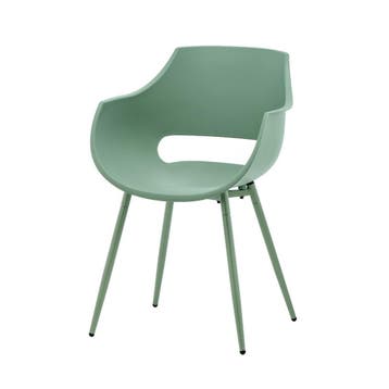DS4U - Louis tuinstoel - Set van 4 - Groen - Kunststof -, Huis en Inrichting, Stoelen, Ophalen of Verzenden, Nieuw