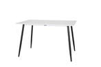Eettafel - Milda - 120x80 cm - Wit - Jörn, Huis en Inrichting, Tafels | Eettafels, Verzenden, Nieuw