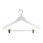 Hanger white Helena 44 cm Gold hook/clips