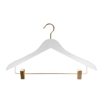 Hanger white Helena 44 cm Gold hook/clips